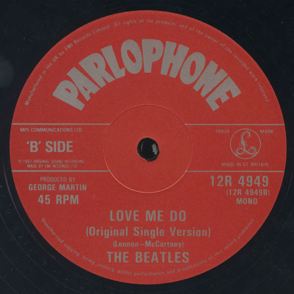 The Beatles : Love Me Do (12", Mono)