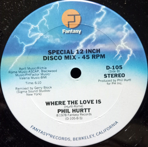 Phil Hurtt : Giving It Back (12")
