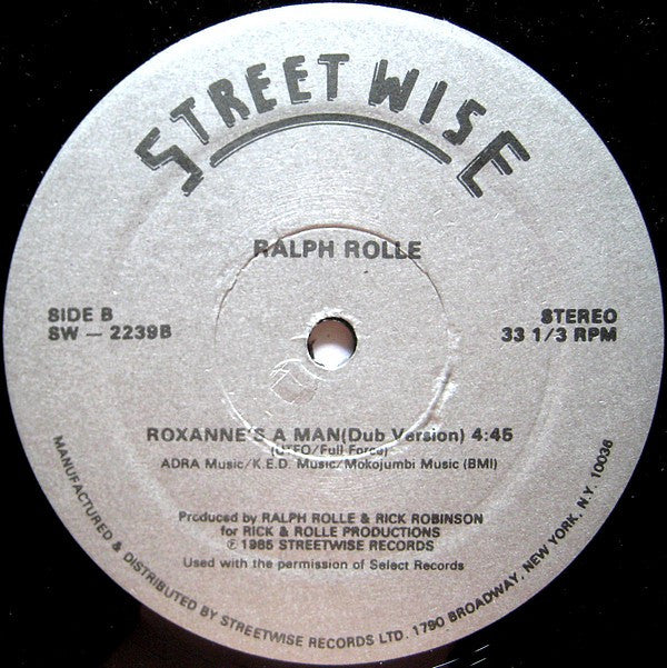 Ralph Rolle : Roxanne's A Man (The Untold Story) (12")