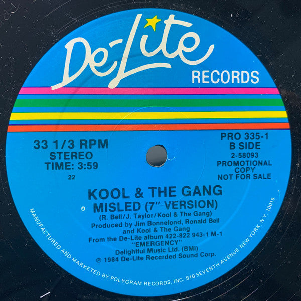 Kool & The Gang : Misled (Re-mix) (12", Promo)