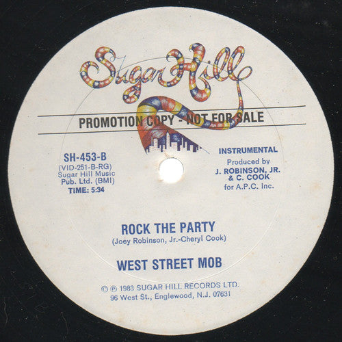 West Street Mob : Rock The Party (12", Promo)