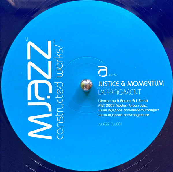 Justice & Momentum (6) / ICR : Constructed Works/1 (12", Promo, Blu)
