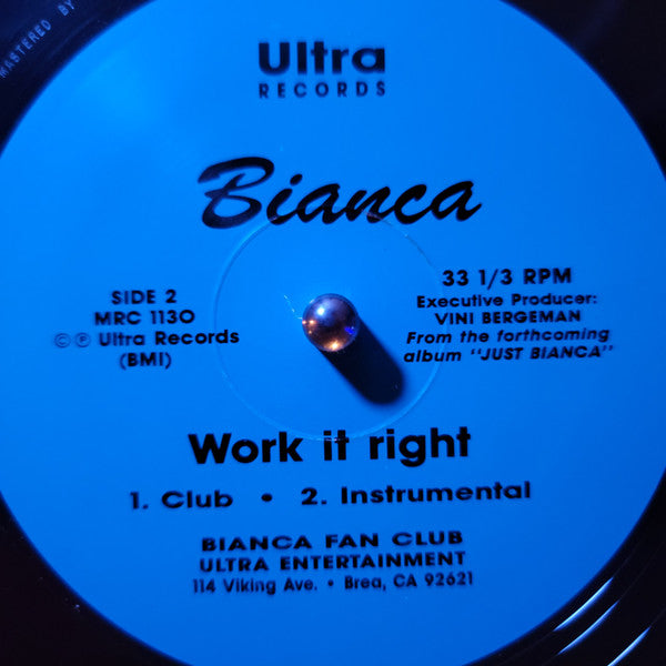 Bianca (7) : Work It Right (12")