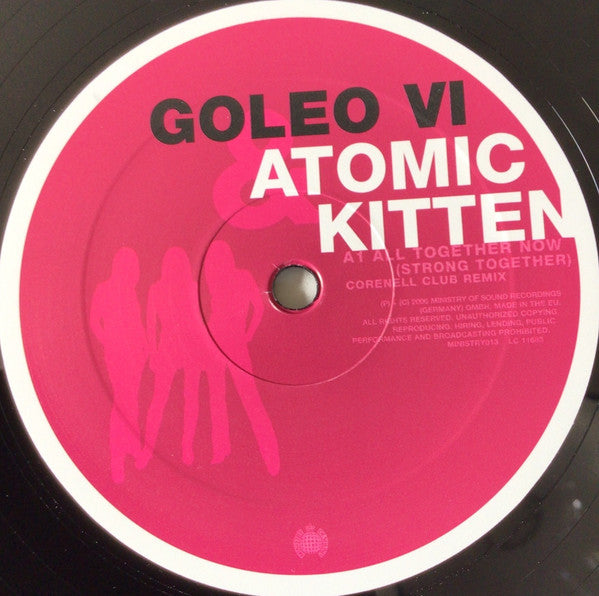 Goleo VI & Atomic Kitten : All Together Now (Strong Together) (12")