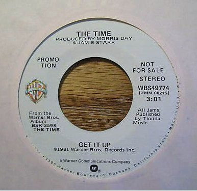 The Time : Get It Up (7", Promo)