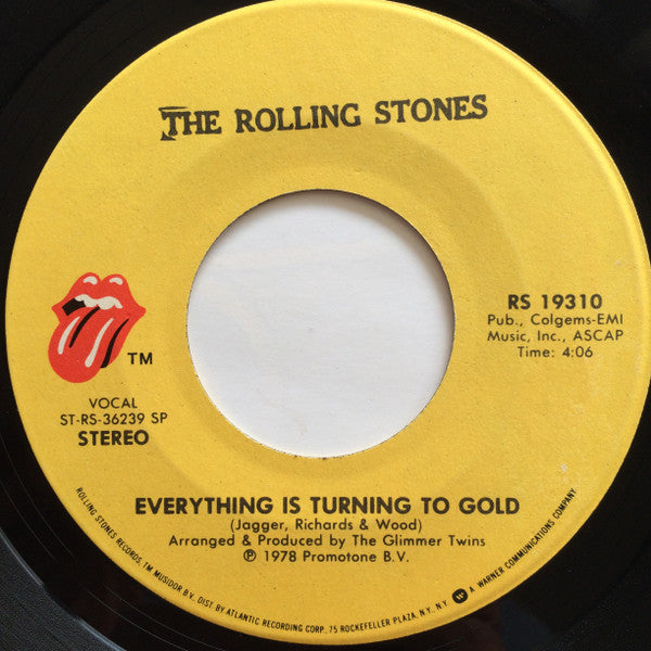 The Rolling Stones : Shattered (7", Single, Spe)