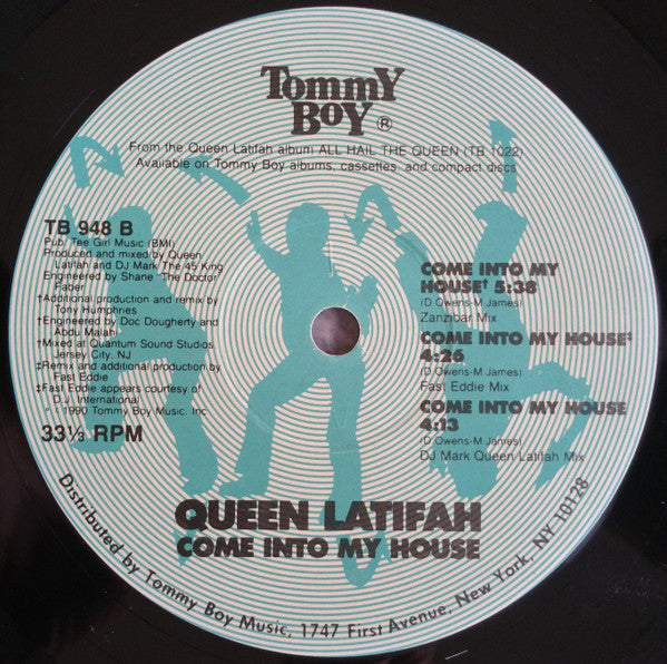 Queen Latifah : Come Into My House (12")