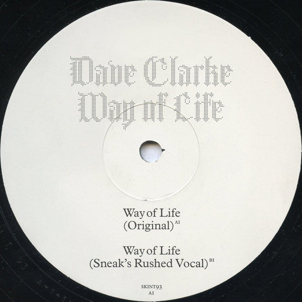 Dave Clarke : Way Of Life (12")