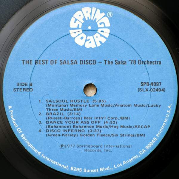 The Salsa '78 Orchestra : The Best Of Salsa Disco (LP, Album)