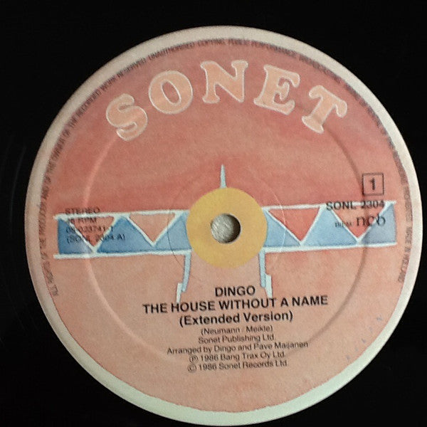 Dingo : The House Without A Name (12")