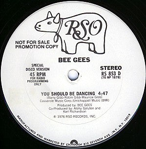Bee Gees : You Should Be Dancing (Special Disco Version) (12", S/Sided, Promo)