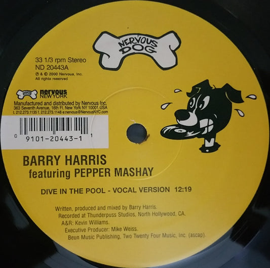 Barry Harris Featuring Pepper Mashay : Dive In The Pool (12")
