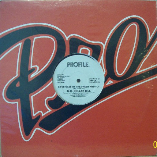 M.C. Dollar Bill* : Lifestyles Of The Fresh And Fly (12", Promo)