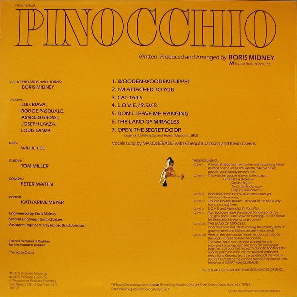 Masquerade (4) : Pinocchio (LP, Album, Mixed, TP)