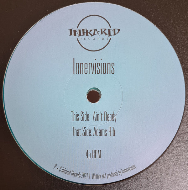 Innervisions : Ain't Ready / Adam's Rib (12", S/Edition, Blu)