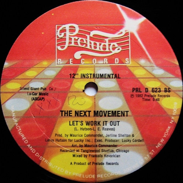 The Next Movement : Let's Work It Out (12")