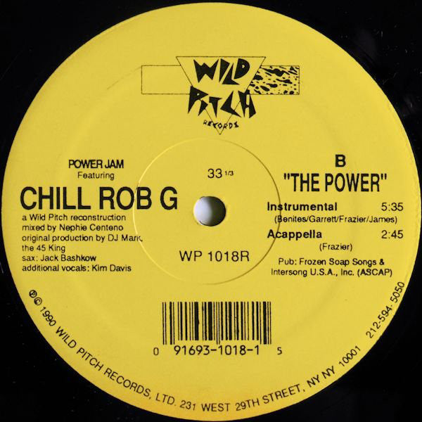 Power Jam Featuring Chill Rob G : The Power (12", RE)
