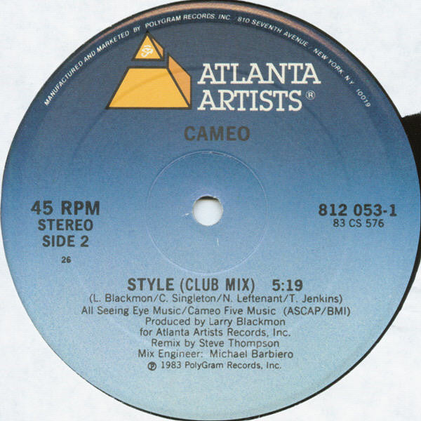 Cameo : Style (12", 26 )