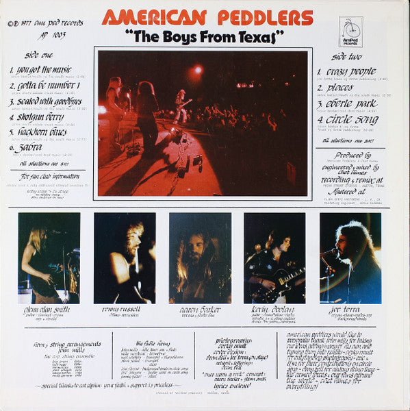American Peddlers : Once Upon A Rock (LP)