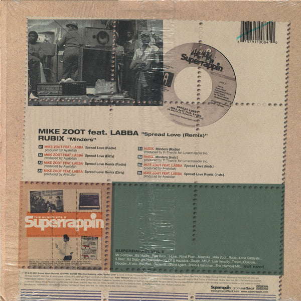 Mike Zoot / Rubix (2) : Spread Love / Minders (12")