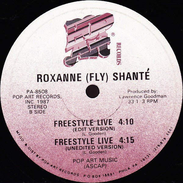 Roxanne (Fly) Shanté* : Pay Back (12")