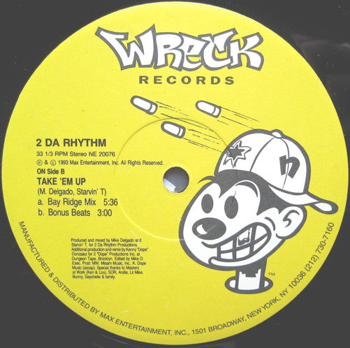 2 Da Rhythm : A Special Groove / Take 'Em Up (12")