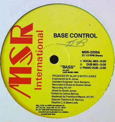 Base Control : Bass (12")