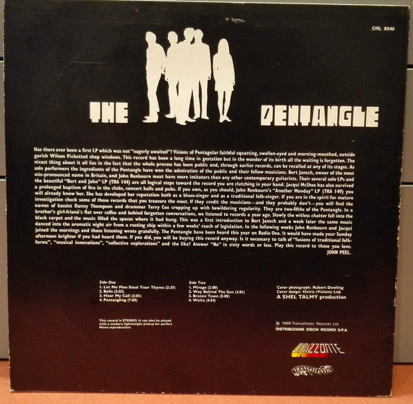 Pentangle : The Pentangle (LP, Album, RE)