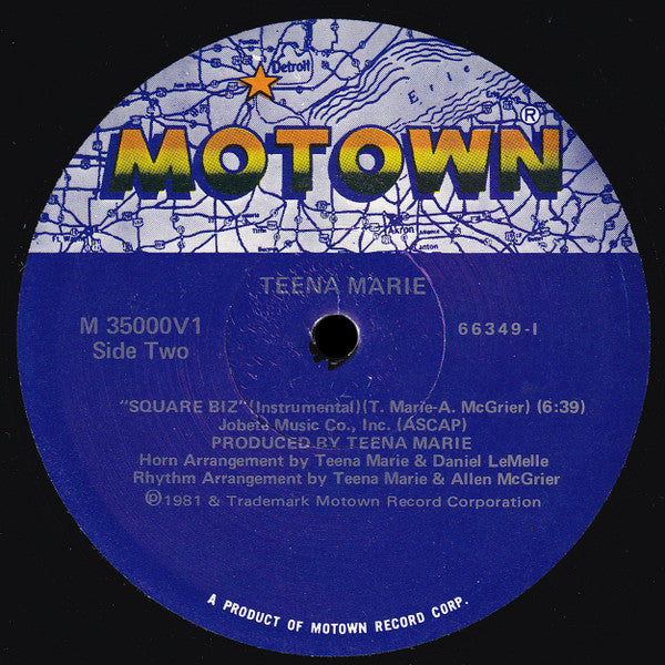 Teena Marie : Square Biz (12", Single)