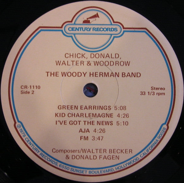 Woody Herman Band : Chick, Donald, Walter & Woodrow (LP, Album)