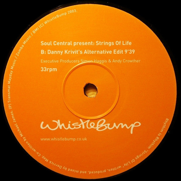 Soul Central : Strings Of Life (The Danny Krivit Re-Edits) (12")
