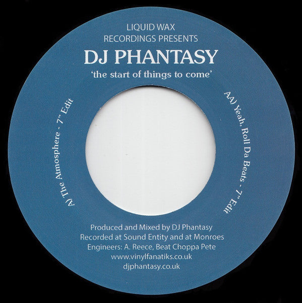 DJ Phantasy : The Start Of Things To Come (7", Ltd)