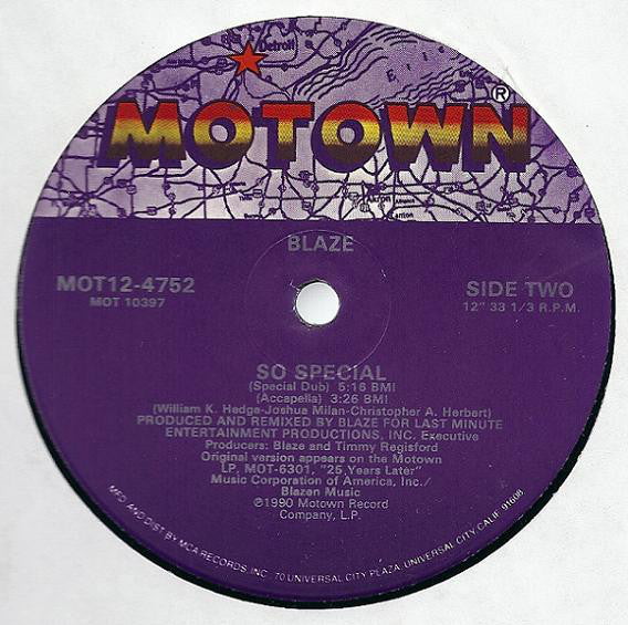 Blaze : So Special (12")