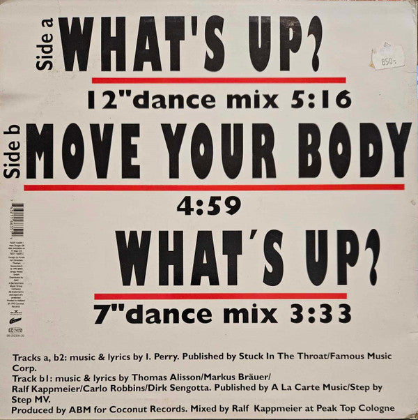 Minnesota : What's Up? (12", Maxi)