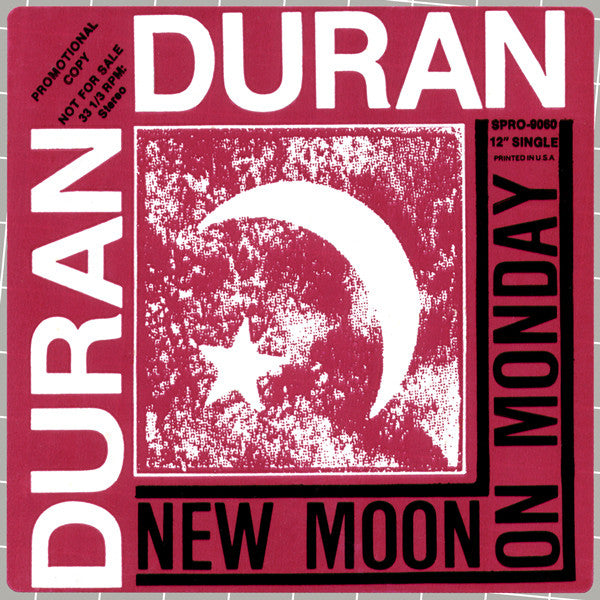 Duran Duran : New Moon On Monday (12", Single, Promo)