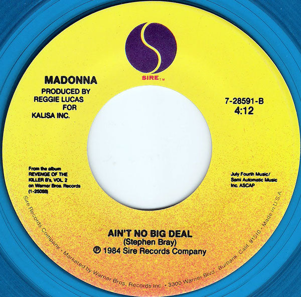 Madonna : True Blue (7", Single, Ltd, Tra)