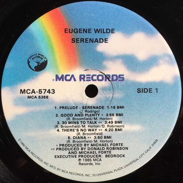 Eugene Wilde : Serenade (LP, Album)