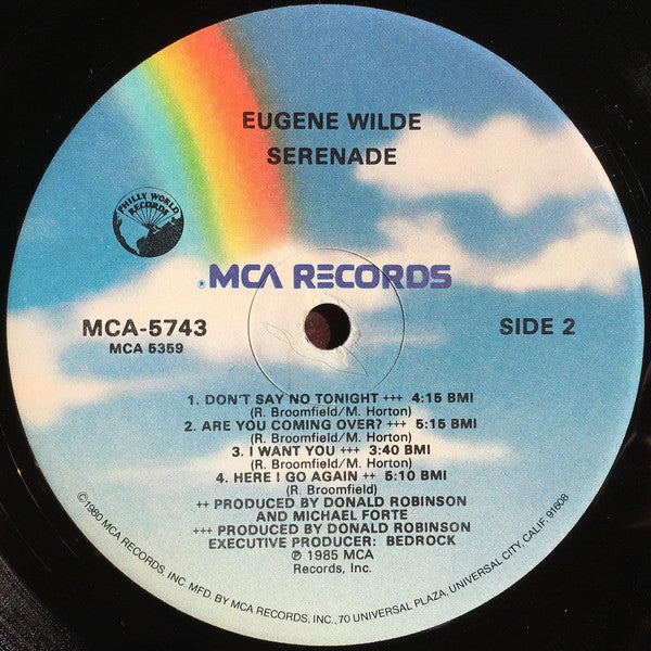 Eugene Wilde : Serenade (LP, Album)