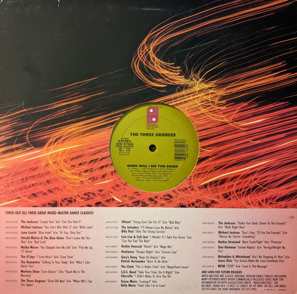 The Three Degrees : Dirty Ol' Man / When Will I See You Again (12", Single)