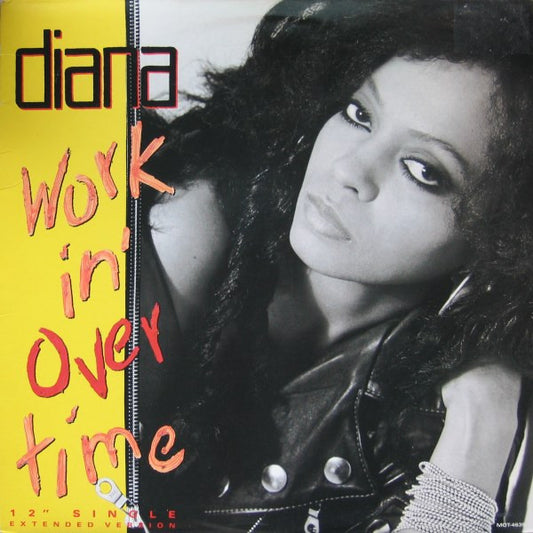 Diana Ross : Workin' Overtime (12", Glo)