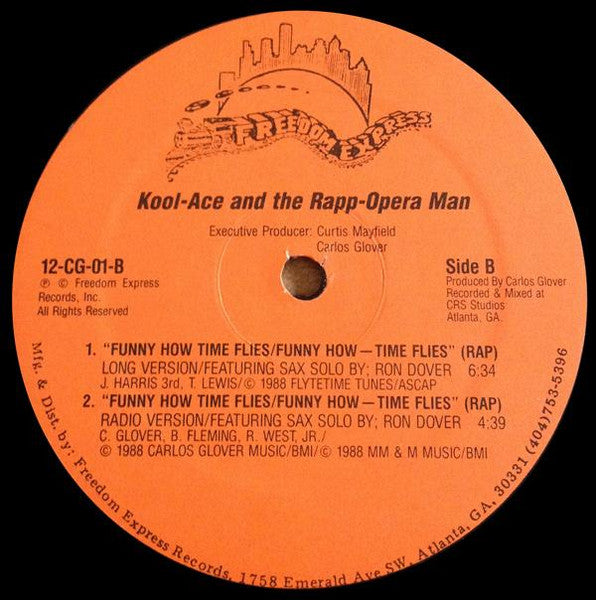 Kool-Ace And The Rapp Opera Man : Go Head (12")