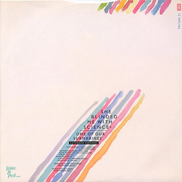 Thomas Dolby : She Blinded Me With Science (Extended Version) (12", Single)