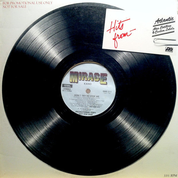 Kano : Don't Try To Stop Me (12", Promo)