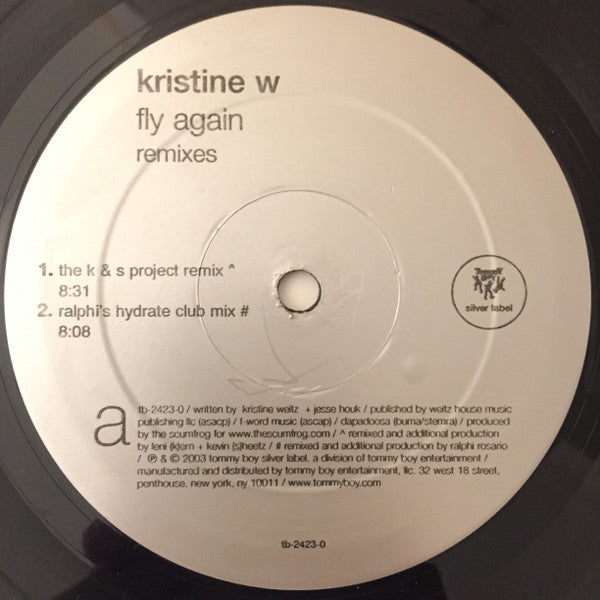Kristine W : Fly Again (Remixes) (12")