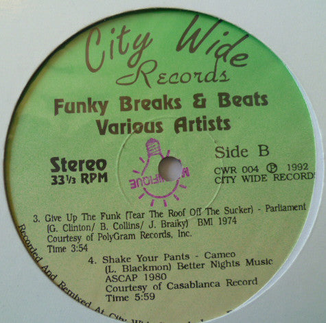 Various : Funky Breaks & Beats (12", EP)