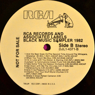 Various : RCA Records And Associated Labels Black Music Sampler 1982 (12", Mixed, Promo)