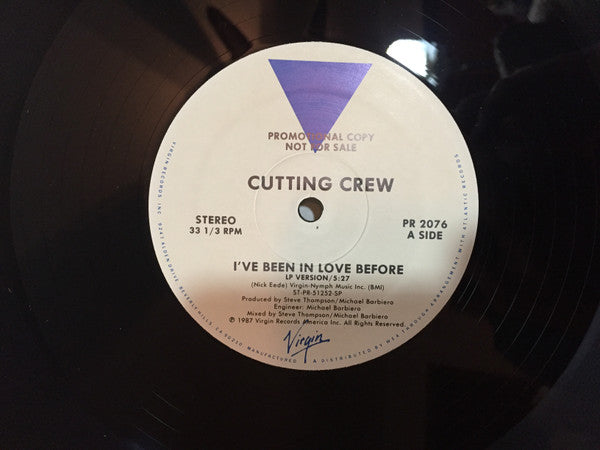 Cutting Crew : I've Been In Love Before (12", Single, Promo)