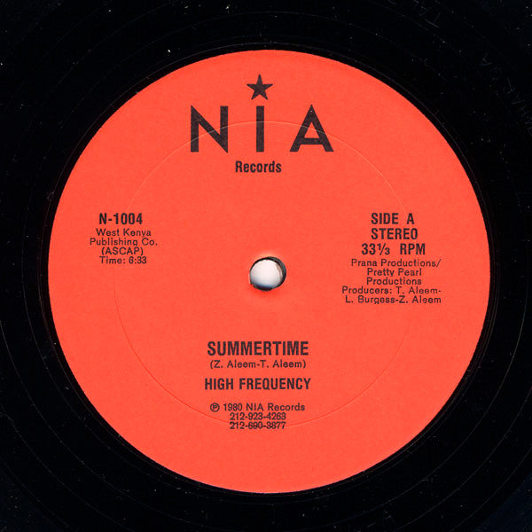 High Frequency : Summertime (12", Red)