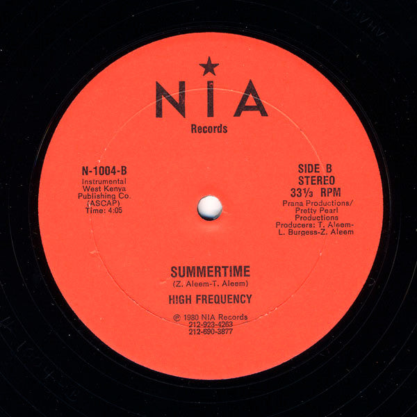 High Frequency : Summertime (12", Red)