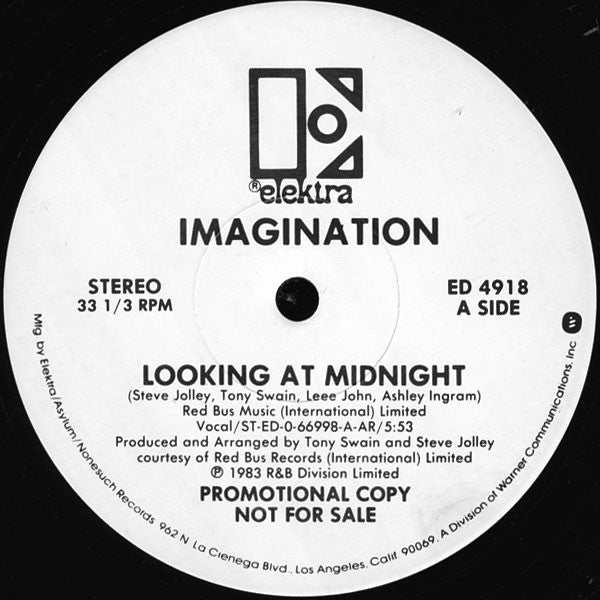 Imagination : Looking At Midnight (12", Promo)